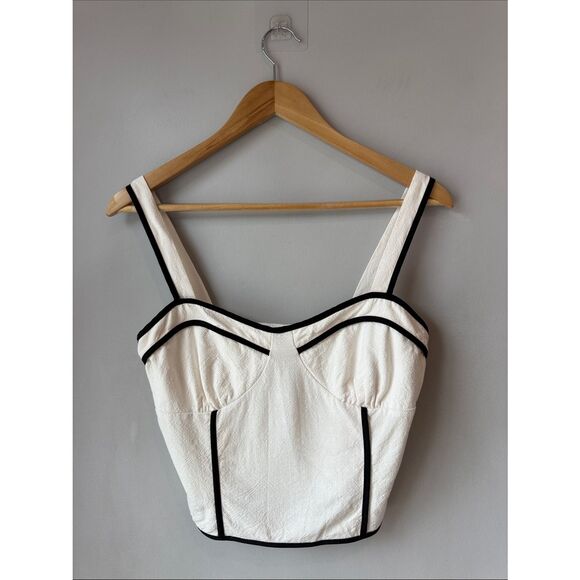 Sienna Sky Tops - Sienna Sky Linen Blend Crop Tank Top